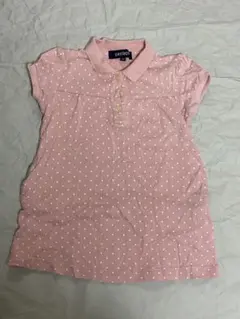 子供服　女の子　ワンピース　半袖　EASTBOY ピンク 水玉 100cmのサムネイル
