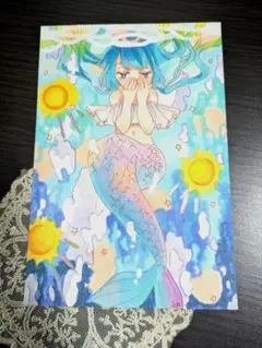 手描き　オリジナルイラスト　アナログ　manga「観察対象02」