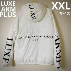 LUXEAKMPLUS【希少なXXLサイズ】ゴルフウェア ビッグロゴ 中綿ジャケ