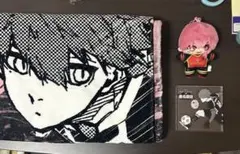 ブルーロック展　黒名蘭世　ビックタオル　ぬいぐるみマスコット　アクリルブロック