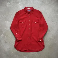 【70s vintage】PENDLETON wool-shirt USA製
