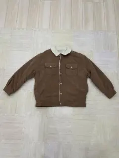 CHIP CLIP ボア襟 コーデュロイジャケット L