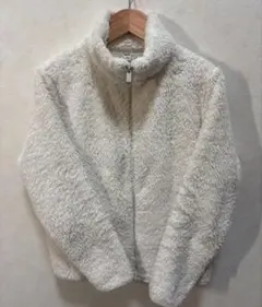 UNIQLO フリースジャケット ボア　ホワイト