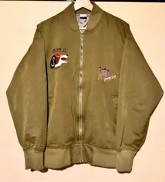 東洋エンタープライズ両面刺繍フルジップスウェット緑正規品サイズS 