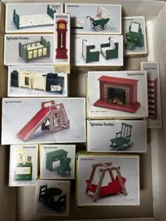 シルバニアファミリー 家具セット リス2匹付き