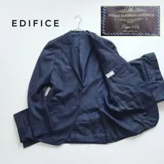 EDIFICE カノニコ Super110’s セットアップ ブラックネイビーのサムネイル