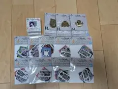 一番くじ　ジョジョ　H賞　ピンズ　J賞　ステッカー　K賞　ルービックキューブ