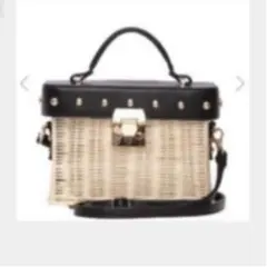 AMERI MEDI RATTAN STUDS BAG