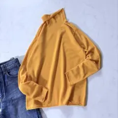 ギャルリーヴィー カシミヤ100 タートルネック ニット プルオーバー ゆったり