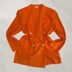 80′s 90′s vintage ダブルテーラードジャケット レトロ女子 古着