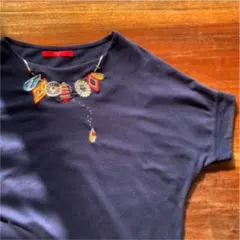 グラニフ刺繍tシャツ　レディースtシャツ