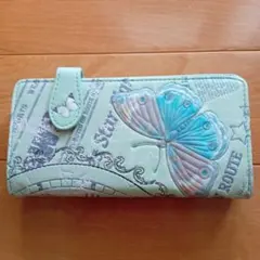 【新品・未使用】蝶のスタンプ柄 二つ折り財布　アナ・スイ箱入り