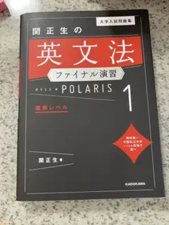関正生の英文法ファイナル演習 POLARIS1,2セット