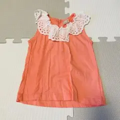 プティマイン　女の子　トップス　ノースリーブ　90cm