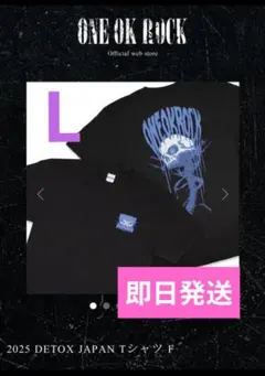 ONE OK ROCK DETOX JAPAN TOUR Tシャツ　F　Lサイズ