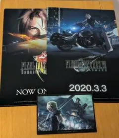 ファイナルファンタジーX 25周年 ミニクリアポスター パイン ff10