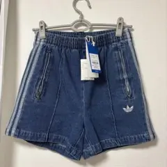 adidas デニムショートパンツ