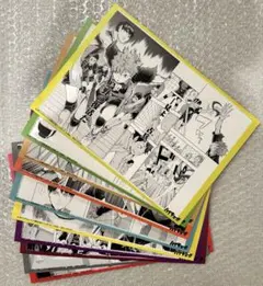 ハイキュー!！ジャンプリミックス版　2〜8、13〜15巻特典　B5名シーンカード