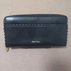 Legato Largo レガートラルゴ 長財布 大容量 黒 補修あり