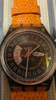 スウォッチ SWATCH GB152 希少 24時間表示モデル - メルカリ