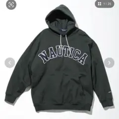 NAUTICA パーカー 緑