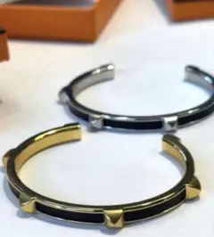 T3 HERMES ATHENA エルメス アテナ ブレスレット バングル Athena bracelet - Black | Hermès USA