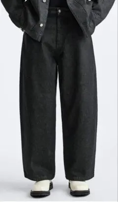 STUDIO NICHOLSON ZARA wide-legブラック30