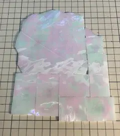 ステンドグラス　ガラス　端材 イリデッセント