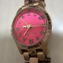 ジャンク品　Marc Jacobs ピンク腕時計