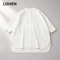 LOHEN トリコットピケ ギャザースリーブ ブラウス - メルカリ