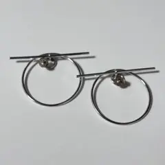 エルメス フープピアス シルバー Ag925 ループ HERMESのサムネイル