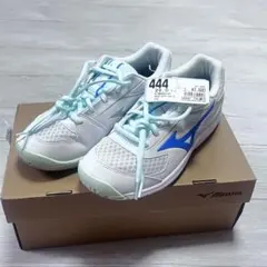 Mizuno テニスシューズ グレー/ブルー 444