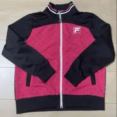 FILA キッズ ジャージ ジャケット ピンク ブラック