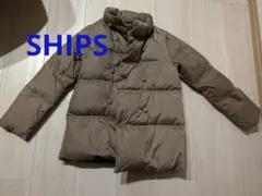 【美品】SHIPS ベージュ ダウンジャケット