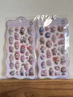 ラブブボンボンドロップシールAE 2枚セット