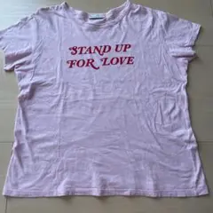 ZARA ピンク Tシャツ Mサイズ
