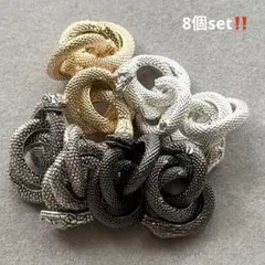 『No.P518』ロンデルパーツ　ブレスレットパーツ　スペーサー　蛇パーツ