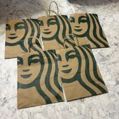 スターバックス ショップ袋 紙袋 5枚セット