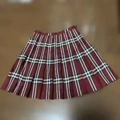 (値下げ品)EASTBOY チェック 人気 プリーツスカート ミニスカート 7号のサムネイル