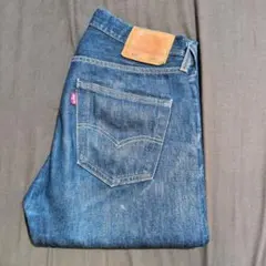 リーバイスw34 LEVI'S PREMIUM セルビッチ BIGE 濃青501 - メルカリ