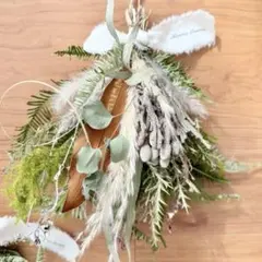 ドライフラワースワッグ　ユーカリ　春