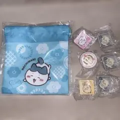 ちいかわ　くら寿司コラボ　ハチワレ　ラッコ　シーサー　うさぎ　巾着