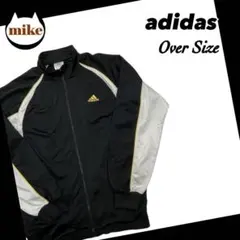 希少 アディダス トラックジャケット 両面刺繍ロゴ バイカラー