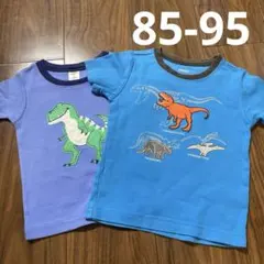 カーターズほか 恐竜Tシャツ2枚 & パンツ1枚 85-95cmセット