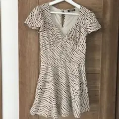 SPIRALGIRL スパイラルガール スペード柄ロンパース