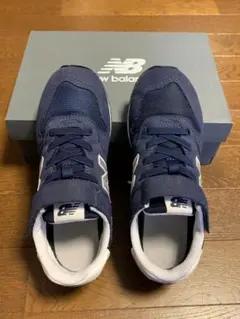 ニューバランス(22.0ocm, YV373, ネイビー)