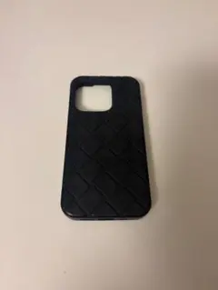 ボッテガヴェネタ イントレ iPhone 15 Proケース ラバー ネイビー