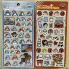【正規品】ボンボンドロップシール❋和柄❋東京観光 富士山 2枚セット