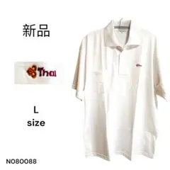 ★新品★Thai ポロシャツ L ゆったり Thai ロゴ入
