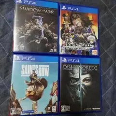 PS4　ゲーム4本セット　中古品